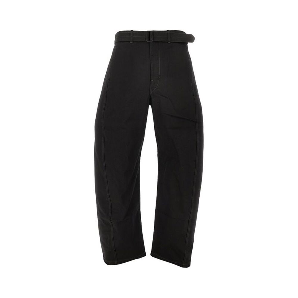 Lemaire Women 'Twisted' Denim Pants With Belt